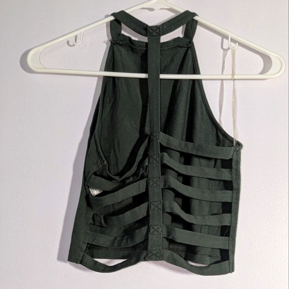 Charlotte Russe crop halter top